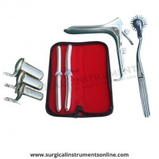Hegar uterine dilator set,15-16,17-18, pinwheel, grave large, collin 3pcs